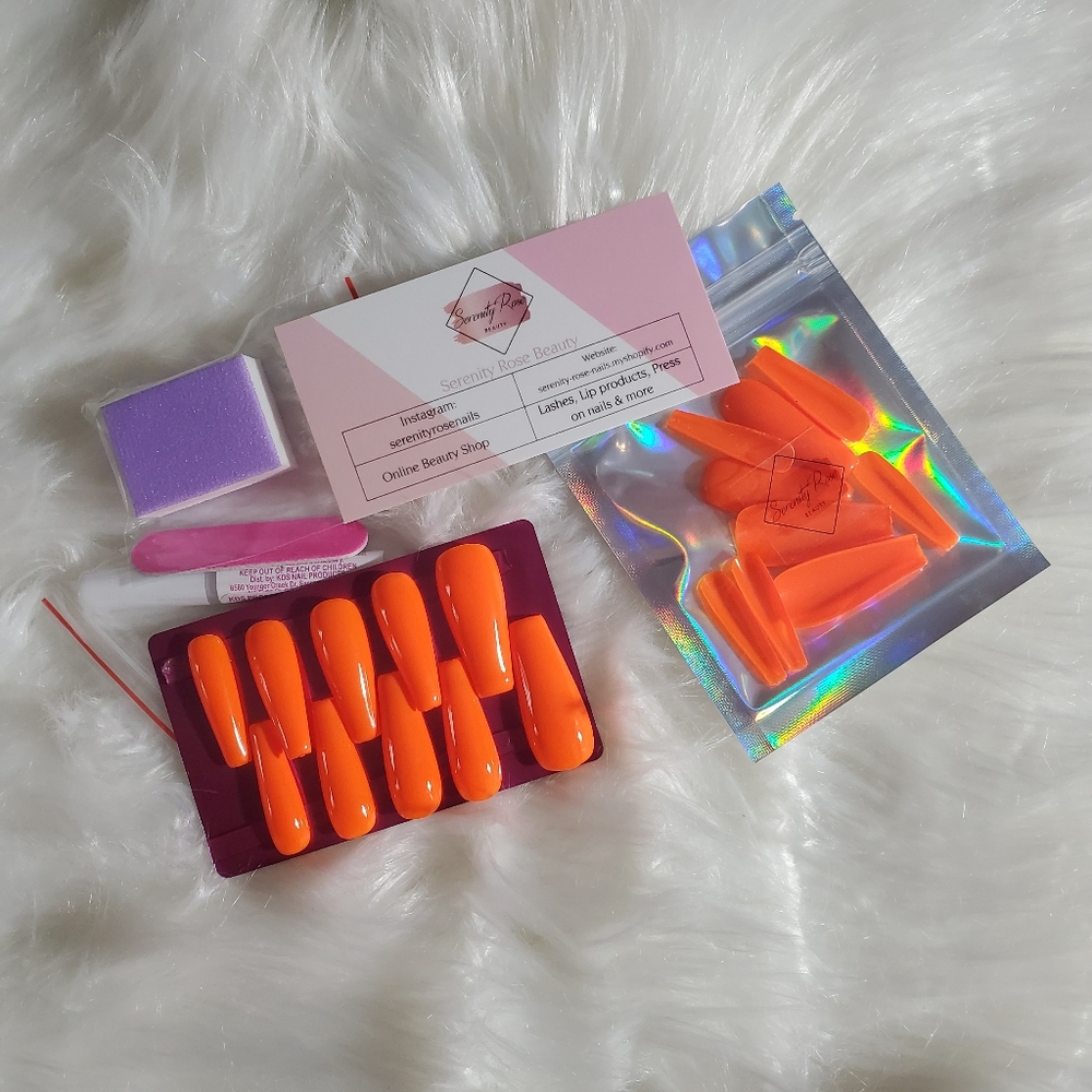 20 pc luxury gel press on nails